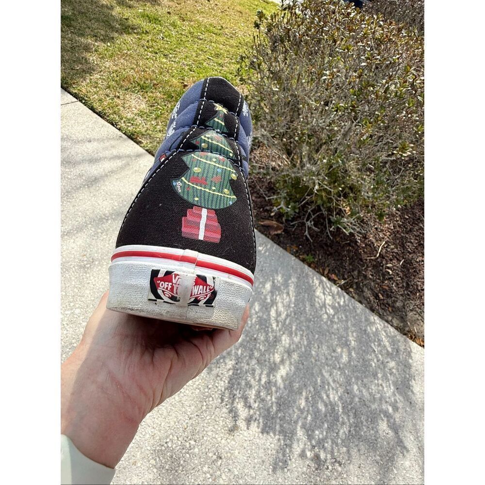 Vans Men's Size 10 Nightmare Before Christmas Sk8 High Shoes Jack Skellington - Picture 12 of 16